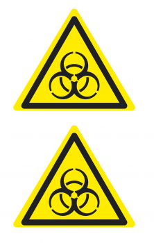 Warnaufkleber Biohazard