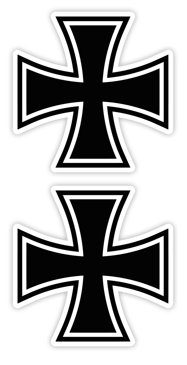 Auto Aufkleber Iron Cross Eisernes Kreuz deutsches Reich Sticker
